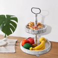 thumbnail image 1 of Bandeja escalonada, soporte de exhibición para postres, adornos, soporte para postres, decoración del hogar, plato de fruta escalonado, bandeja para Redondo, 1 of 8
