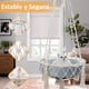 thumbnail image 2 of Hamaca para Gato para Colgar, Cama para Gatos Flotante, Columpio Bohemio para Gatos, Con cojín y Gancho, Suave y Cómodo, Decoración del Hogar para Que los Gatos Duerman, Jueguen, Trepen y Descansen, 2 of 7