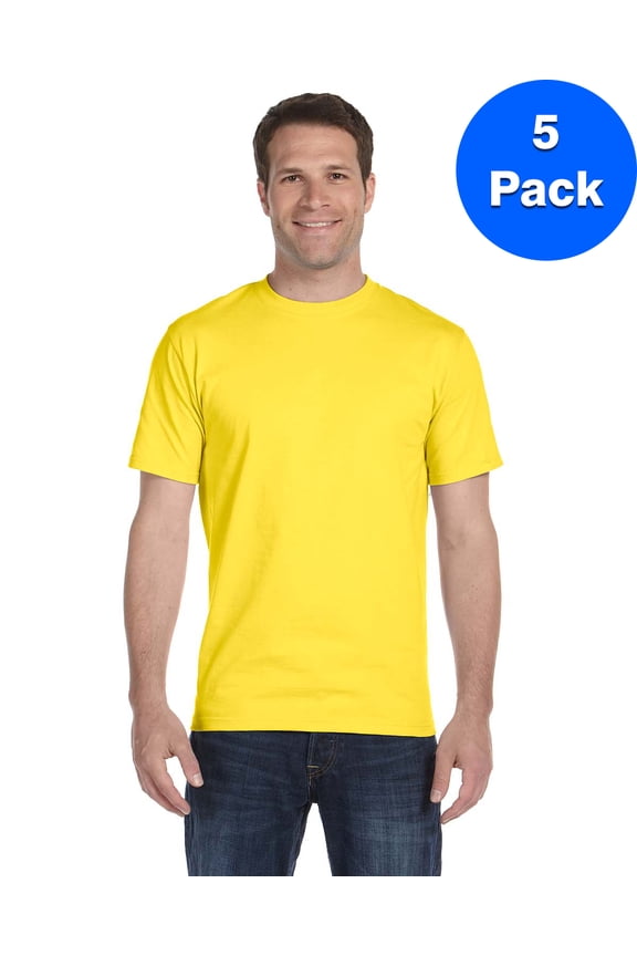 Mens 5.2 oz. ComfortSoft Cotton T-Shirt 5280 (5 PACK)