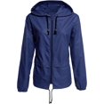 thumbnail image 1 of HAHDAXIA Women Raincoat Lightweight Waterproof Rain Jacket Packable Cycling Jacket Windbreaker for Outdoor, 1 of 7