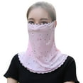 thumbnail image 2 of Soumake Women Floral Soft Chiffon Anti Dust Sun Protection Face Cover Neck Gaiter Scarf Fashion, 2 of 8