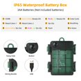 thumbnail image 3 of String Lights Green Convenience, 10 m, 100 LED, temporizador, batería USB, 3 of 8