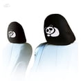 thumbnail image 2 of Yupbizauto New Interchangeable Car Seat Headrest Covers Universal Fit for Cars Vans Trucks-Sold by a Pairs (Panda), 2 of 6