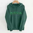 thumbnail image 5 of FDGIU ‌‌‌‌‌Women's Plus Size Saint Patrick's Day Sweatshirt - Oversized Green Shamrock Print Long Sleeve Pullover, 5 of 6