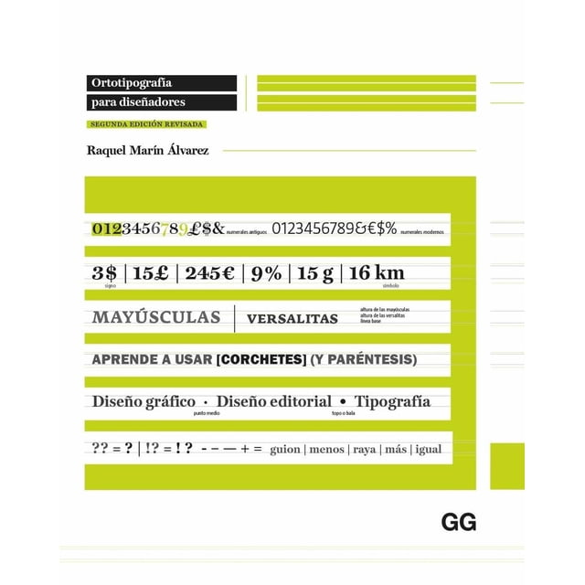 Ortotipografía Editorial GG para diseñadores