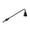 Black, variant on sunsanly Candle Extinguisher Elegant Bell Shaped Wick Cover Metal Candle Stopper Rust-proof Extinguishing Tool with Short And Long Length Options for Aromatherapy Candles