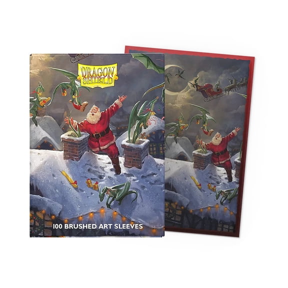 DRAGON SHIELD SLEEVES: BRUSHED ART CHRISTMAS 2023