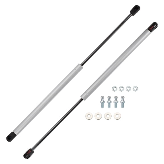 Unique Bargains 2 Set 40lb/180N/18kg 20inch/500mm Gas Struts Silver Tone for Car Truck RV Boat