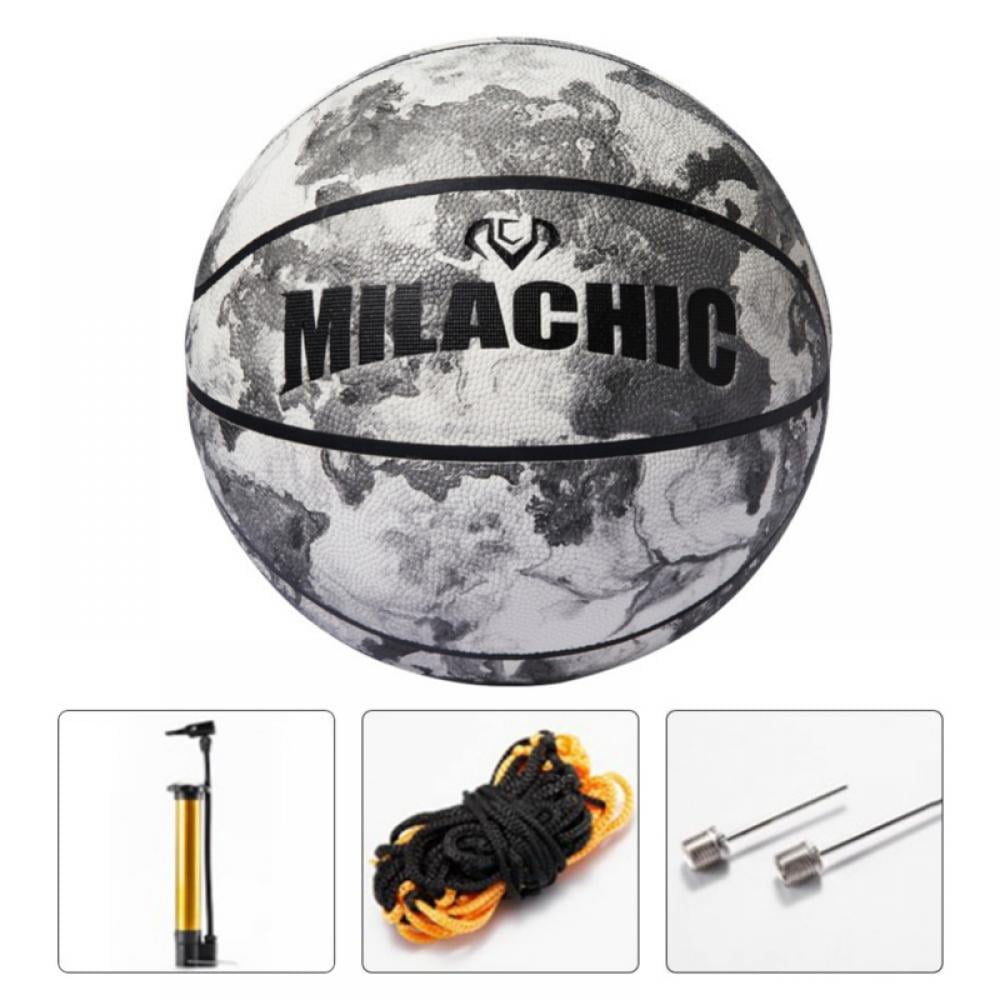 Buy 7 Luminous Basketball with Pump Reflective Glowing Basketball Glowing in The Dark Ball