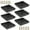 6Pack, variant on 12Pack Fence Post Caps Black(Actual 3.5"X3.5") Fence Post Caps with Screws