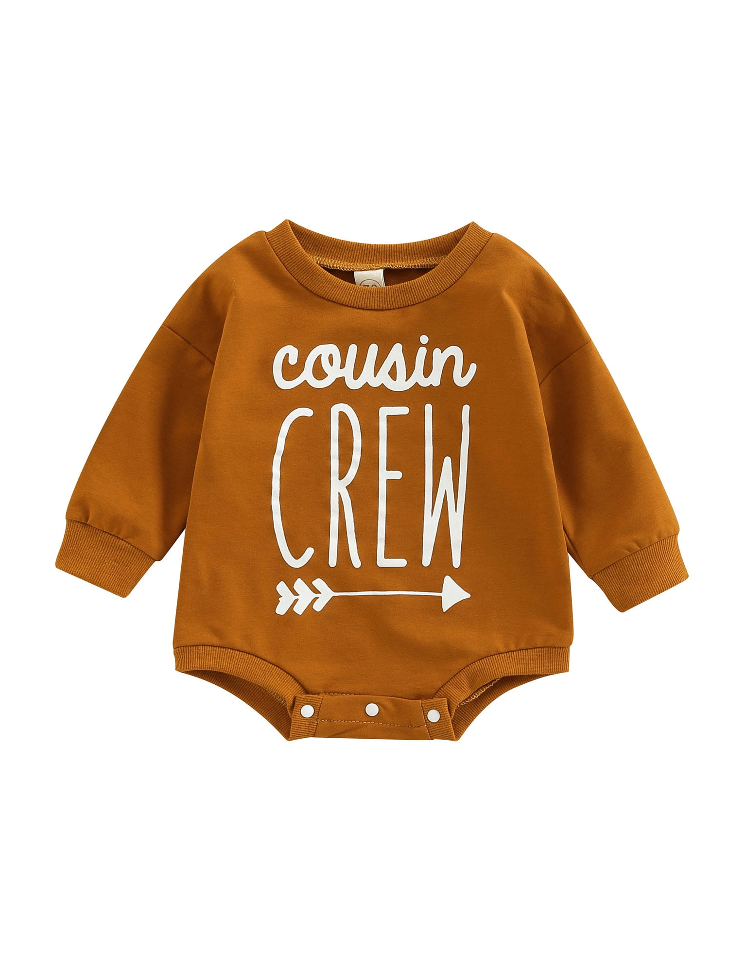 ZAXARRA Barboteuse Bébé Fille Garçon, Manches Longues Col Rond Imprimé Lettres Ample Bouton Courte