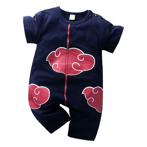 Taicanon Newborn Baby Anime Naruto Romper Cotton Long Sleeve Cosplay Costume Jumpsuit Outfit Black M Walmart Com
