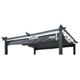 thumbnail image 7 of Pergola Canopy Replacement - 13x10 ft Outdoor Patio Shade Cover - UV Protection Water Repellent Gazebo Top - Gray Pergola Cover Only, 7 of 7