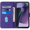 thumbnail image 4 of for Moto G Stylus 5G 2023 Wallet Case with Card Holder Leather with Kickstand Card Slots Phone Case Durable Magnetic Closure Shockproof Protective Case for Moto G Stylus 5G 2023 Purple YBS, 4 of 10