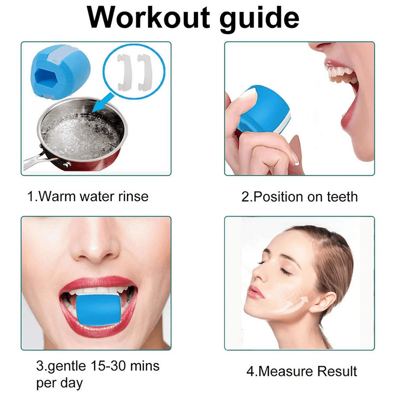 JAWLINER Fitness Mewing Ring Exerciser Jawline Exercise Jaw 