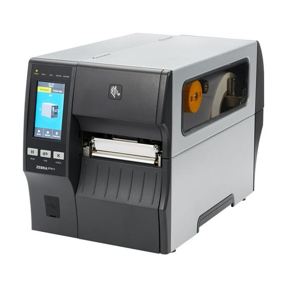 Restored Zebra ZT411 Industrial Thermal Transfer / Direct Thermal Label Printer – 203 DPI, 4-inch Print Width, USB, Serial, Ethernet, Bluetooth – ZT41142-T010000Z (Refurbished)