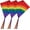 27" Rainbow Arch (3-Pack), variant on In the Breeze 3300 - Rainbow Arch 27 Inch Diamond Kite - Single Line - Includes Kite Line and Bag