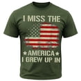 thumbnail image 3 of 250 Anniversary USA Shirt Men Men's 4Th of July Commemorative Patriotic Graphic Short Sleeve Tee Mens 4Th of July T Shirts Army Green L, 3 of 4