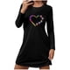 thumbnail image 2 of HongQid Nightgowns for Women Soft Grpahic House Dress Long Sleeve Sleep Shirts Fall Sleepwear Night Gown Nightshirt, 2 of 6