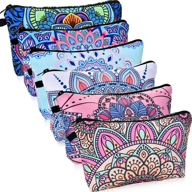 Bolsa de maquillaje Chuangdi, bolsa de cosméticos impermeable, 6 piezas