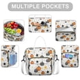 thumbnail image 2 of Autumn Halloween Pumpkins Pattern Womens Lunch Box for Work,Insulated Large Lunch Bag for Tween and Teen,Loncheras Para Mujer,Leakproof Adult Lunch Bag for Work,Beach,Travel,Picnic,Camping, 2 of 7
