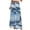White3, variant on Womens Pants Elastic Waist Printed Wide Leg Drawstring Pocket Full Length Pants