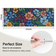 thumbnail image 5 of Pioneer Flower Floral Print Pattern Kitchen Rug Mat,Kitchen Runner Rugs Non Skid Washable,Decorative Kitchen Floor Mats for Kitchen,Sink,Laundry,17"X47", 5 of 5