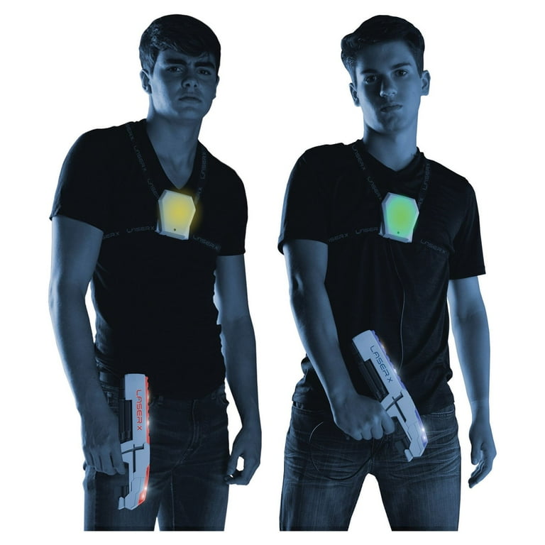 Laser - LaserX Microblaster Pistolet infrarouge avec effets lumineux Set de  2 pièces pour deux personnes - Jeux de récréation - Rue du Commerce