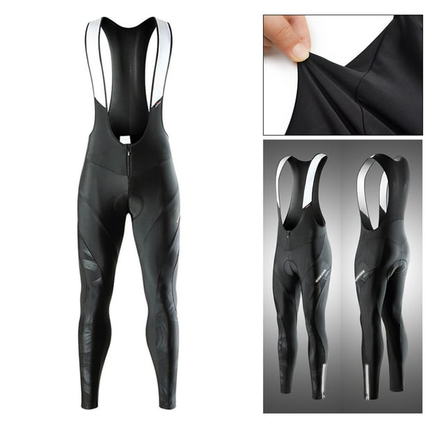 Pantalones con pechera para ciclismo para hombre ropa interior medias acolchadas para bicicleta forro de montana METRO Cola Pantalones con peto de ciclismo Walmart en linea