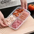 thumbnail image 4 of Compartimento para conservas de alimentos, caja de almacenamiento de frutas y verduras, organizador para refrigerador, herramienta de cocina para carne, cebolla y jengibre, 4 of 6