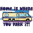 thumbnail image 3 of CafePress - HOME IS WHERE YOU PARK IT! Mug - 11 oz Ceramic Mug - Novelty Coffee Tea Cup, 3 of 6