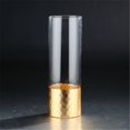 thumbnail image 1 of 12 x 4 in. Glass Vase, Gold, 1 of 1