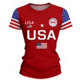 thumbnail image 4 of MEICHEN Women's Summer Cotton Retro 4th of July Tops Short Sleeve 250th Anniversary Usa Graphic Tees Patriotic Blouses Round Neck T Shirts, 4 of 4