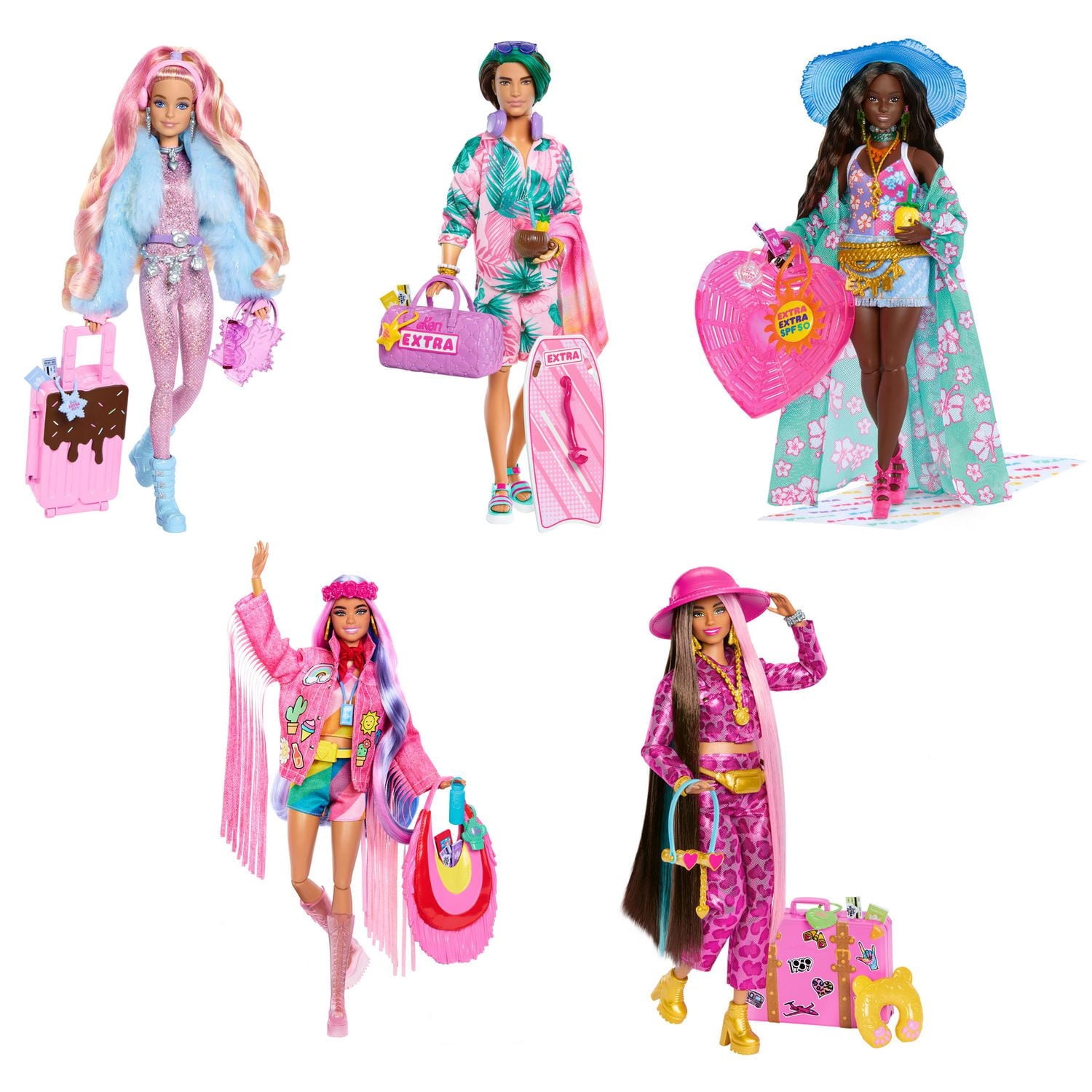 Barbie Extra Fly Poupée Voyage, tenue de safari
