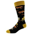 thumbnail image 4 of Men's Lions Tigers and Beers Socks Funny Zoo Animals Big Cats Drinking Novelty Footwear, 4 of 7