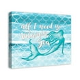 thumbnail image 2 of Creative Products Vitamin Sea Mermaid 24x20 Canvas Wall Art, 2 of 5