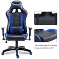Costway High Back Executive Racing Reclining Gaming Chair Swivel PU