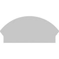 thumbnail image 5 of Ekena Millwork 26"W x 13-3/8"H x 2-3/4"P Segment Arch Sunburst Architectural Grade PVC Combination Pediment, 5 of 7