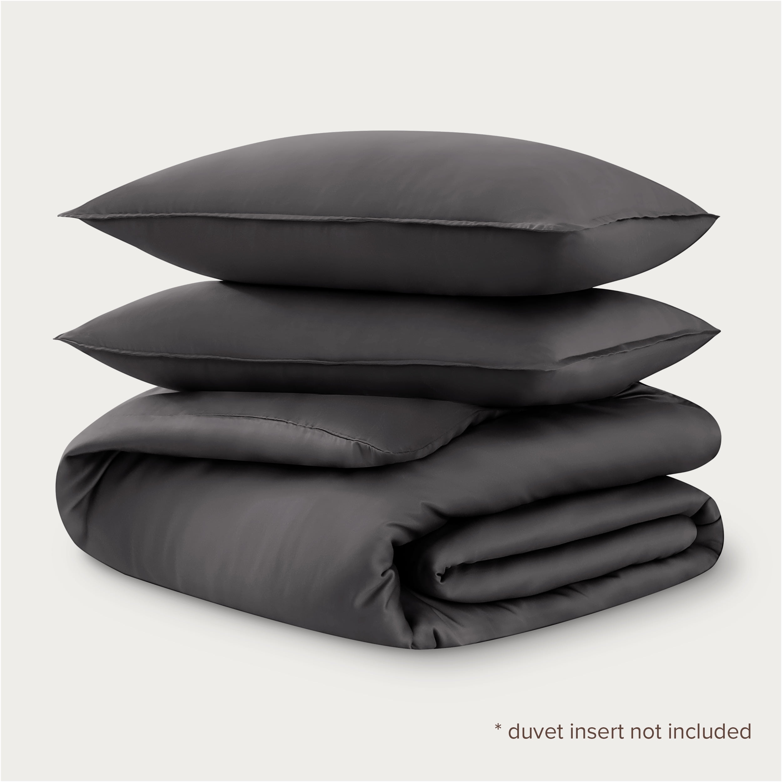 Bare Home TENCEL™ Duvet Cover Set - Lyocell derived from Eucalyptus - King/Cal King, Forged Iron Gray