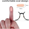 thumbnail image 2 of 20 Pairs Soft Foam Nose Pads Self Stick Foam Eye Glass Nose Pads Adhesive Anti Slip Eyeglass Nose Pads Nosepads for Glasses Eyeglasses Sunglasses - Skin Color/1.5mm - Water Drop Shape, 2 of 6