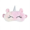 Taicanon Unicorn Sleep Mask, Soft Plush Cute Animal Eye Mask, Nap Children Sleep Mask for Men and Women Children(Pink)