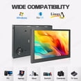thumbnail image 2 of LESOWN mini Moniteur Portable 5 Pouces Écran Tactile HD 800x480 USB HDMI Petit Moniteur avec Haut-Parleurs Intégrés pour Raspberry Pi Ordinateur Portable PC, 2 of 7
