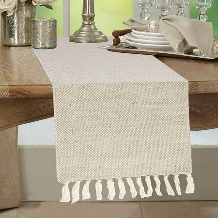 Burlap Farmhouse Table Runner Natural Jute Rustic Cover With Tassels For Country Wedding Picnic Party Family Dinner Vintage Dining Piano 13x72 Canada Burlap Farmhouse Table Runner Natural, Dining Tables With Burlap Runners