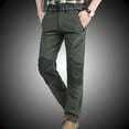 thumbnail image 4 of Men's Water-Repellent Windproof Fleece Lined Outdoor Pants 5 Pockets, 4 of 17