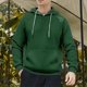 thumbnail image 1 of Sudadera con capucha para hombre, estilo informal, con capucha, color liso, mangas largas en los hombros, blusa de poliéster., 1 of 5