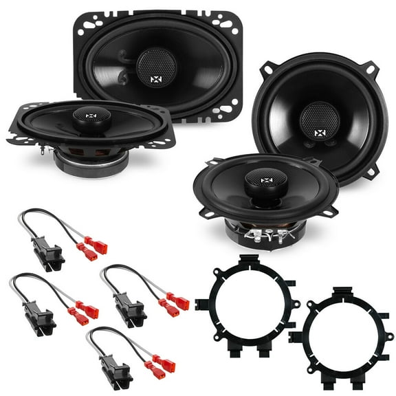 NVX Factory Speaker Upgrade Pack 5.25" Coaxial Car Speakers for Select 1995-2000 Chevrolet Vehicles