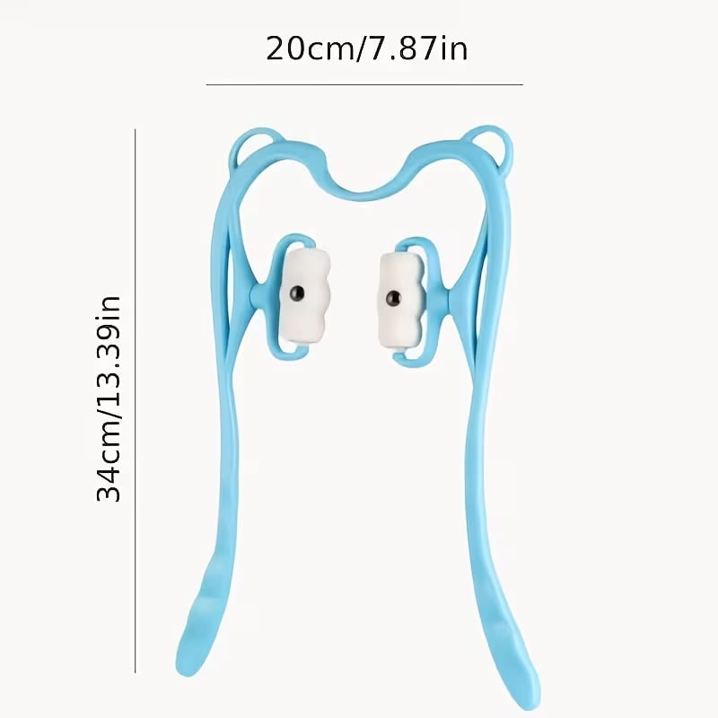 Cervical spine massage artifact manual kneading neck massager with rotatable design to relieve cervical spine fatigue