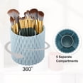 thumbnail image 3 of Unique Bargains 1 Pcs 360° Rotating Makeup Organizer Makeup Brush Holder Organizer Multi-Functional Pen Holder blue, 3 of 7