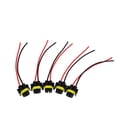 thumbnail image 1 of 5Pcs Conector 2 Cables Enchufe Macho de Luz H11 Bombilla de Faro Antiniebla de Coche, 1 of 1