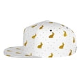 thumbnail image 4 of Uemuo Gold Rabbit Pattern Women's Baseball Cap,Straight Brim Hat,Golf Dad Hat,Travel Hat,Sun Protection Cap,Everyday Accessory, 4 of 9